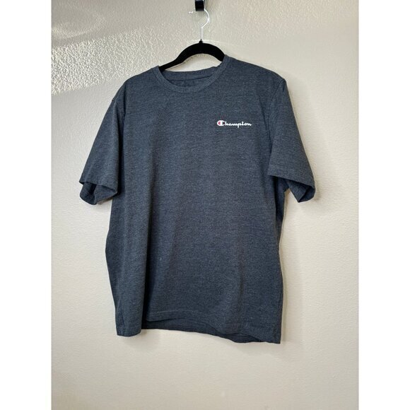Champion Men's Gray T-Shirt Size‎ X-large short sleeve round neck  cotton - Picture 2 of 9